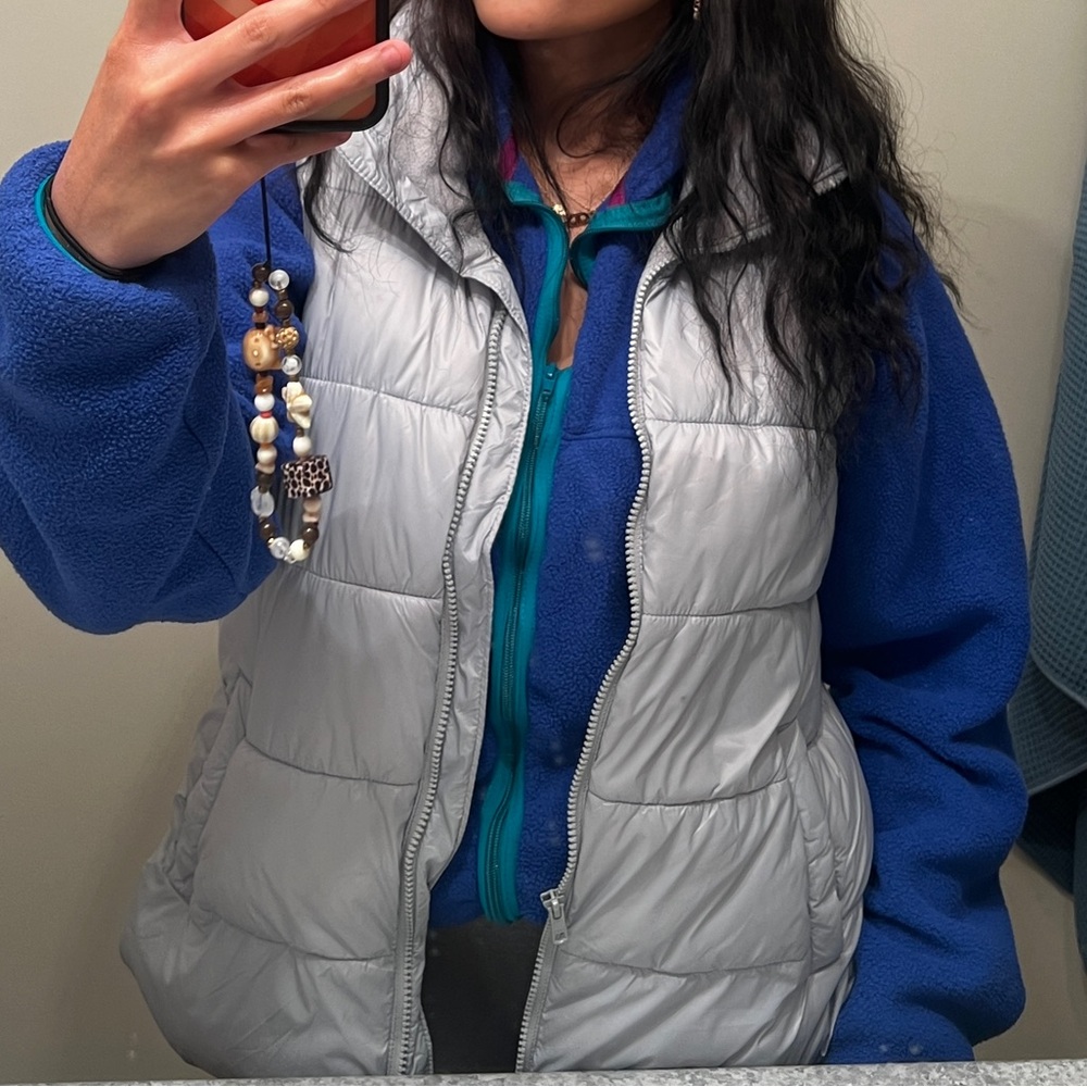 Baby Blue/Periwinkle Light Puffer Vest 🦋🥣 XS-L